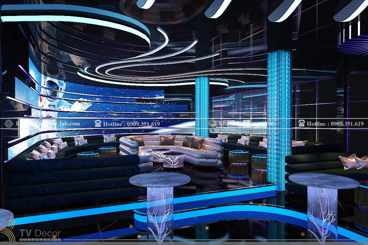 Thiết kế trang trí nội thất Lounge ấn tượng tại TPHCM 3