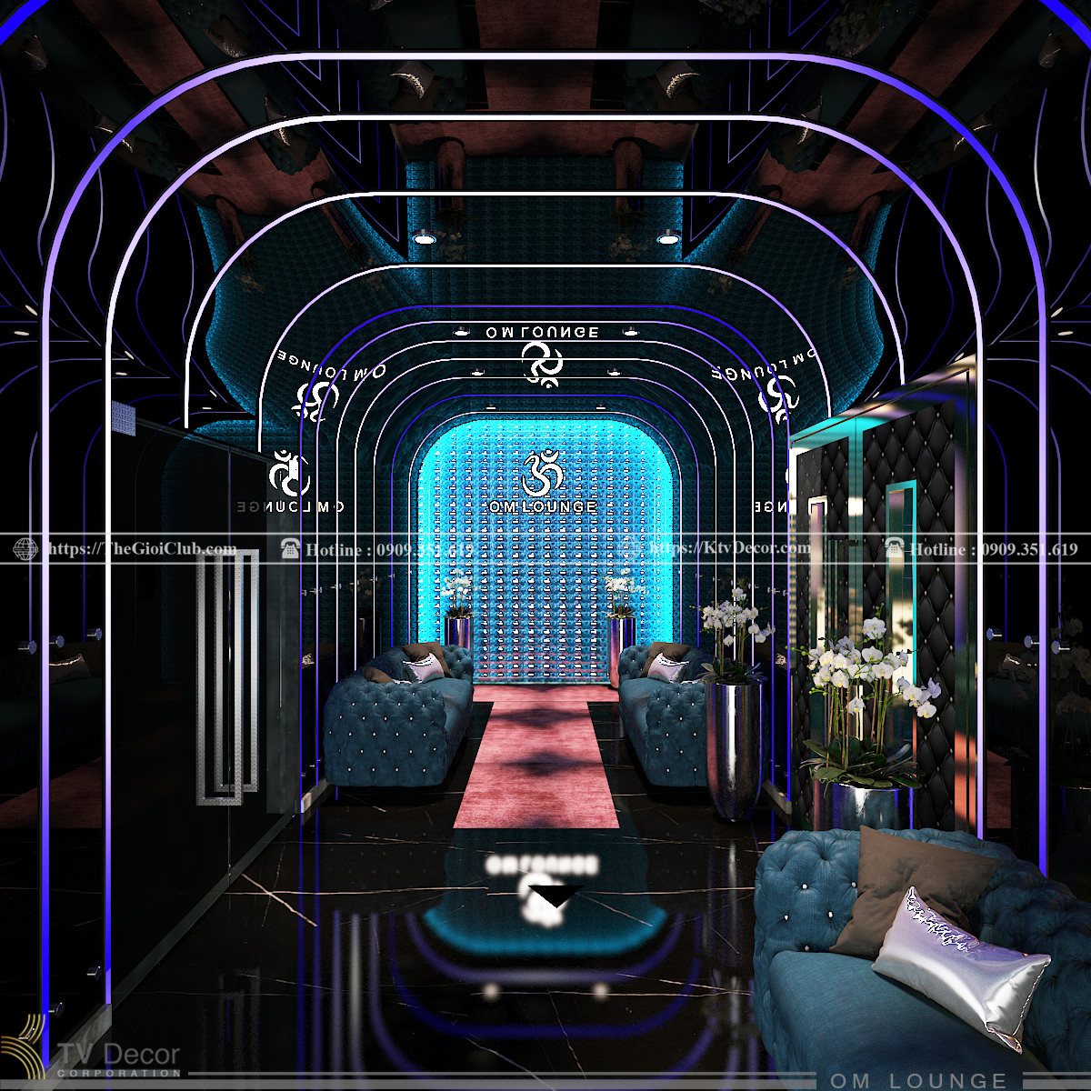 Thiết kế trang trí nội thất Lounge ấn tượng tại TPHCM 7