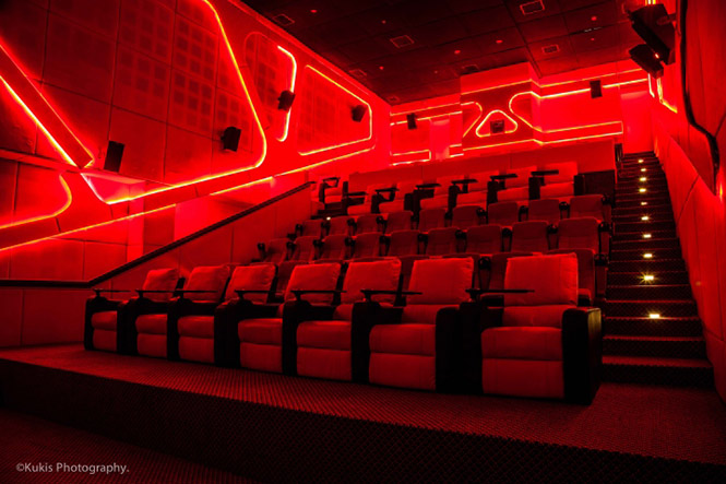 thiết kế nội thất rạp chiếu phim