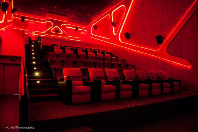 thiết kế nội thất rạp chiếu phim