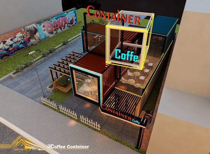 dự án thiết kế thi công nội thất quán cafe chuyên nghiệp