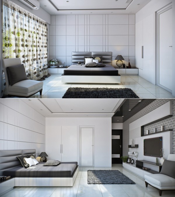 thiết kế phòng ngủ hiện đại